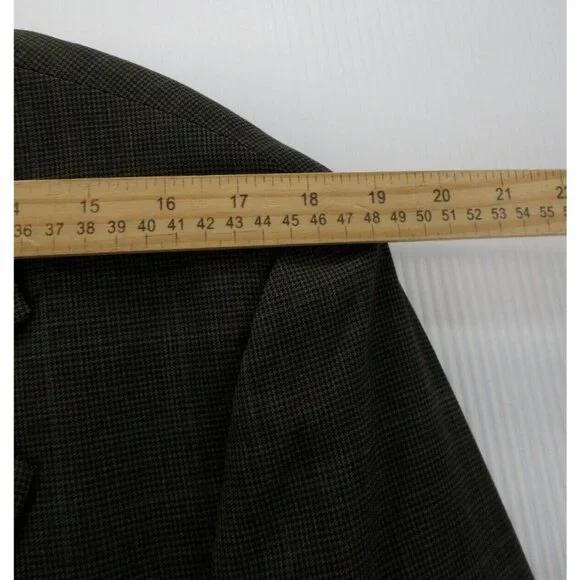 VINTAGE Brooks Brothers Sport Coat 41 L Blazer Houndstooth USA Union